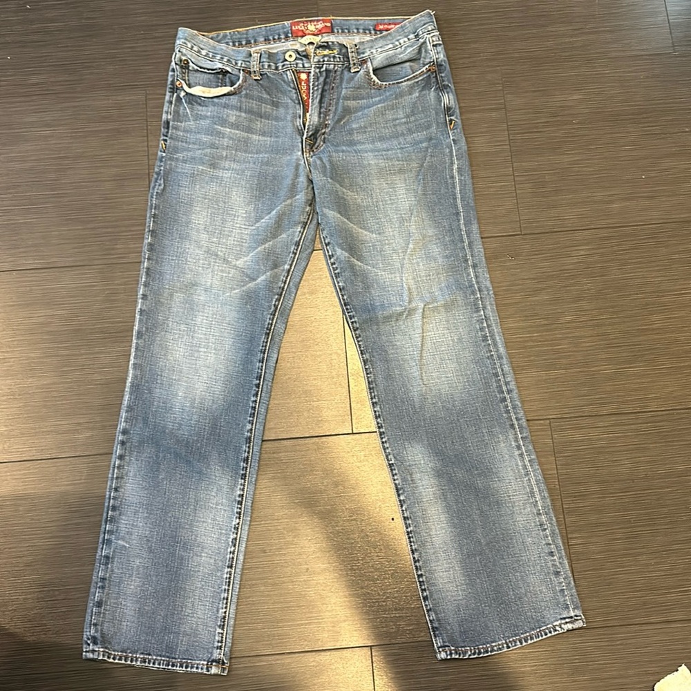 Lucky Brand Jeans Mens 33x32 361 Vintage Straight Leg Blue Denim